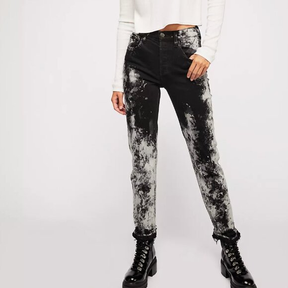 3x1 Higher Ground Cropped Straight Leg Grunge Destroyed Jeans - 27 - Picture 1 of 10